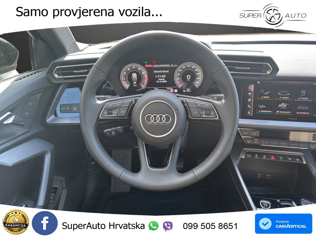 Audi A3 40 TFSI (204 KS) quattro S tronic S line MATRIX+GR SJED+KAM