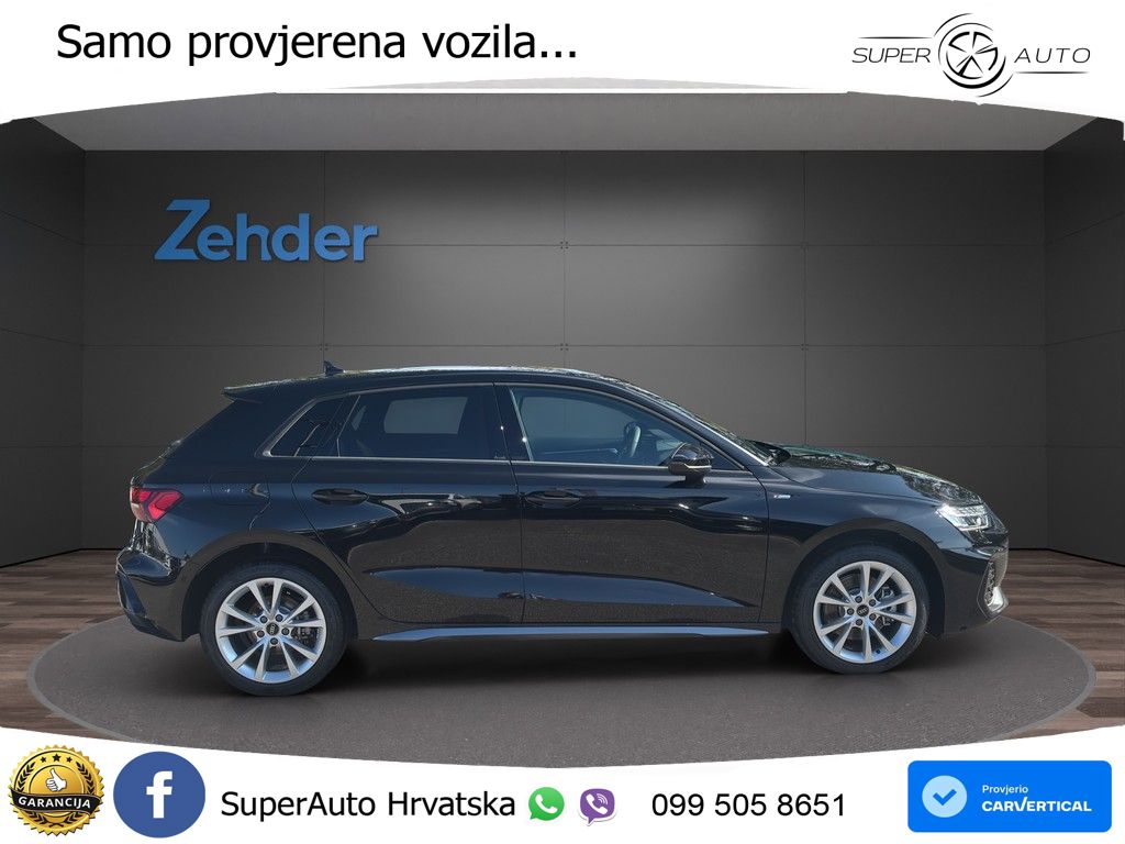 Audi A3 40 TFSI (204 KS) quattro S tronic S line MATRIX+GR SJED+KAM