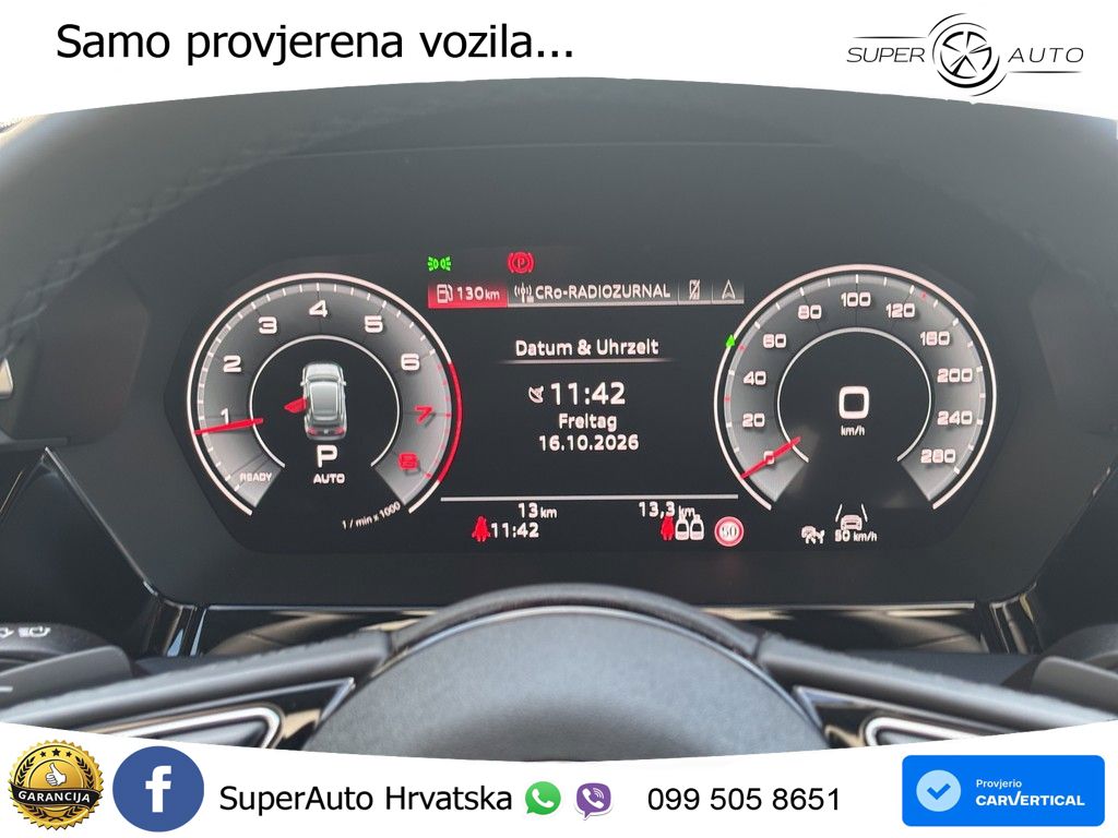 Audi A3 40 TFSI (204 KS) quattro S tronic S line MATRIX+GR SJED+KAM