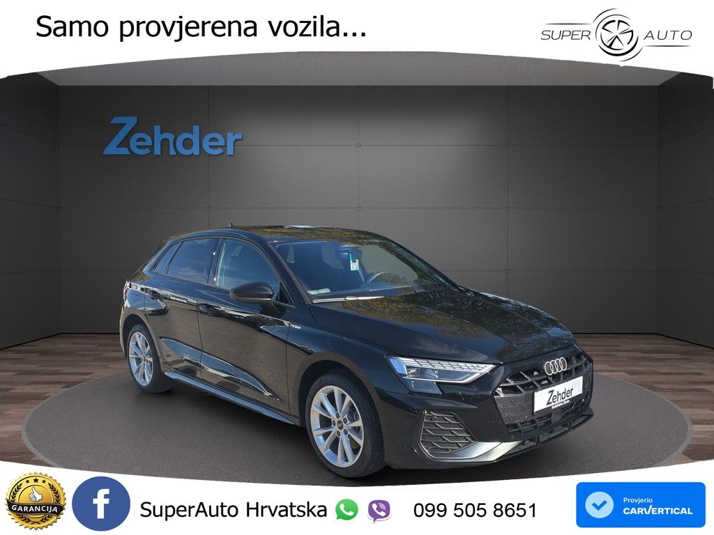Audi A3 40 TFSI (204 KS) quattro S tronic S line MATRIX+GR SJED+KAM