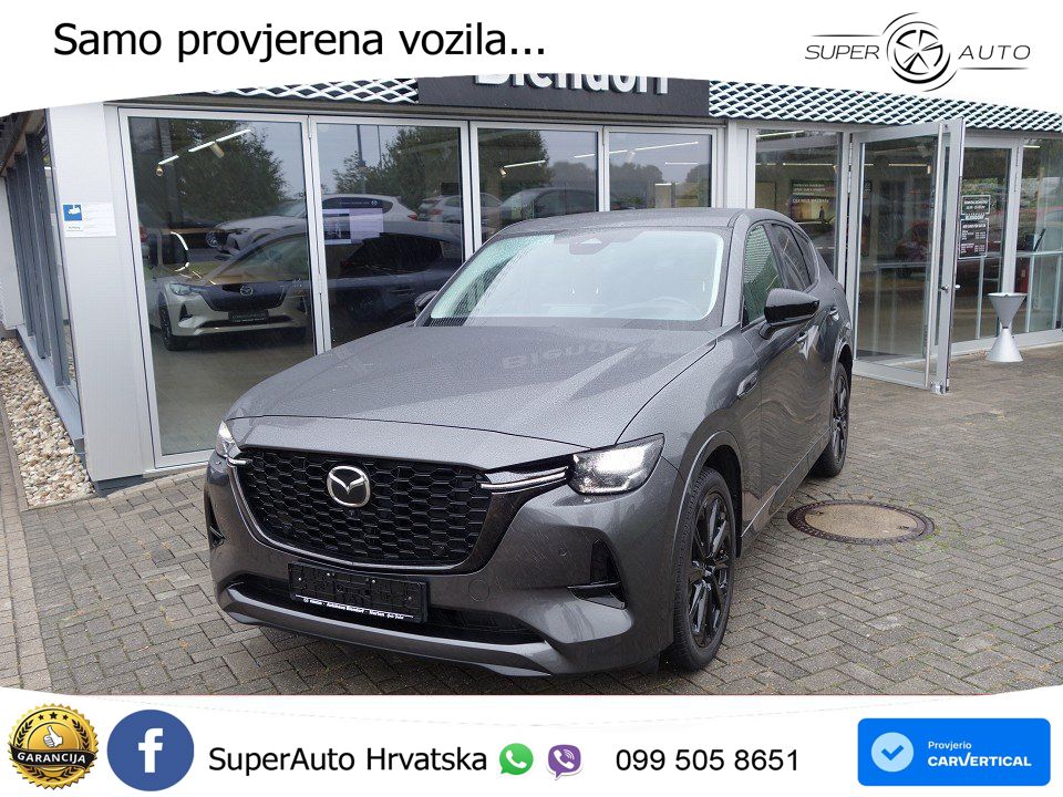 Mazda CX-60 2.5 e-Skyactiv (328 KS) AWD Automatic ACC+HEAD+GR SJED+360+PANO