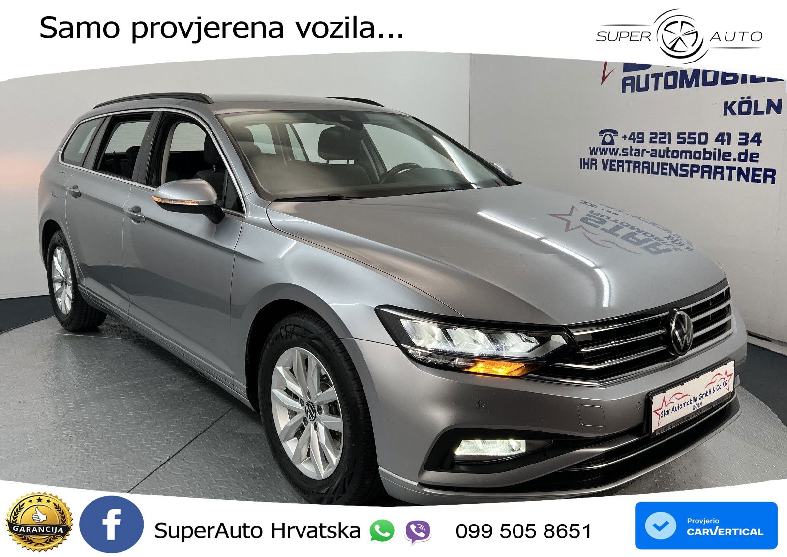 Volkswagen Passat Variant 2.0 TDI (150 KS) DSG Business LED+GR SJED+ACC
