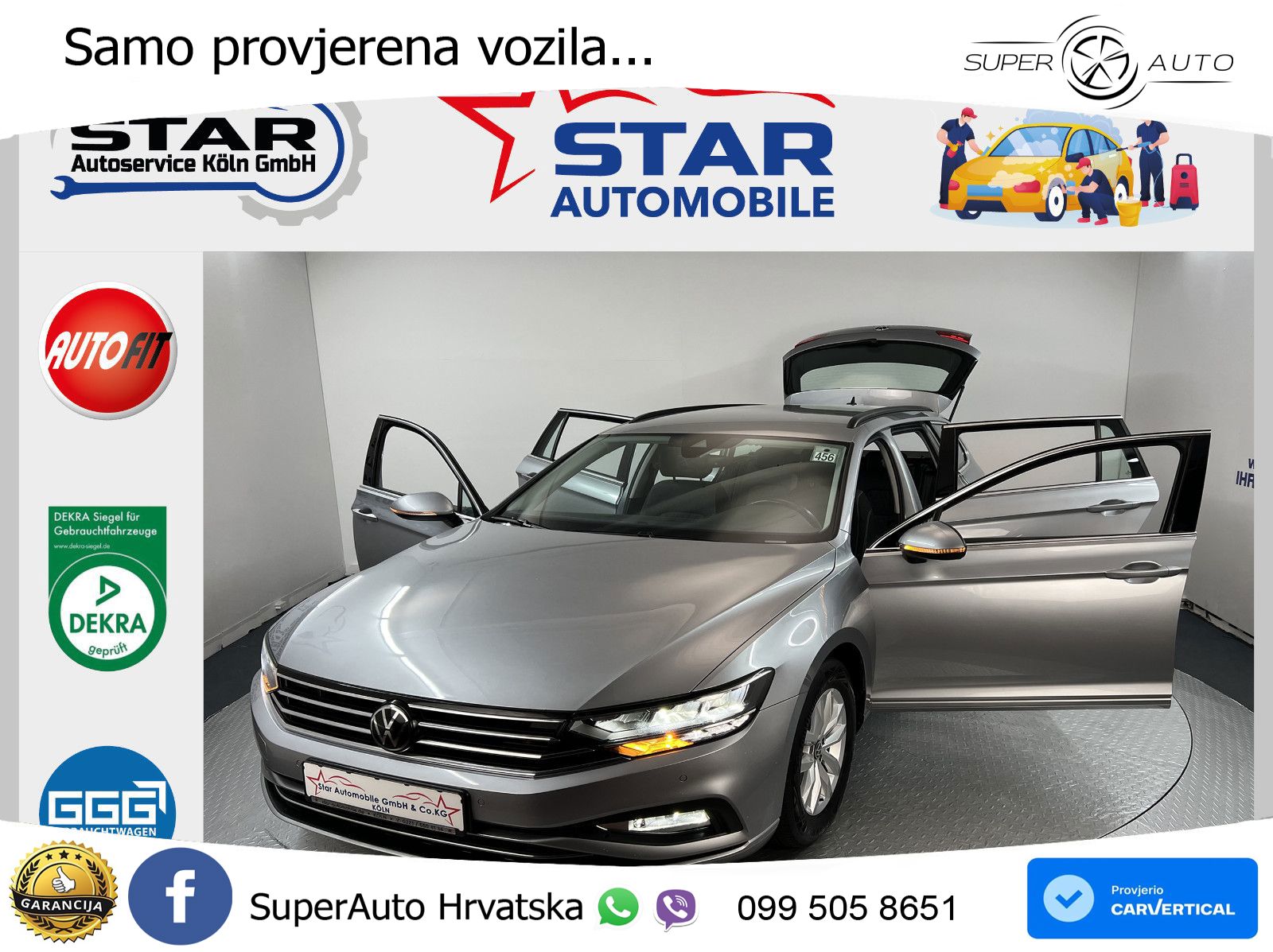Volkswagen Passat Variant 2.0 TDI (150 KS) DSG Business LED+GR SJED+ACC