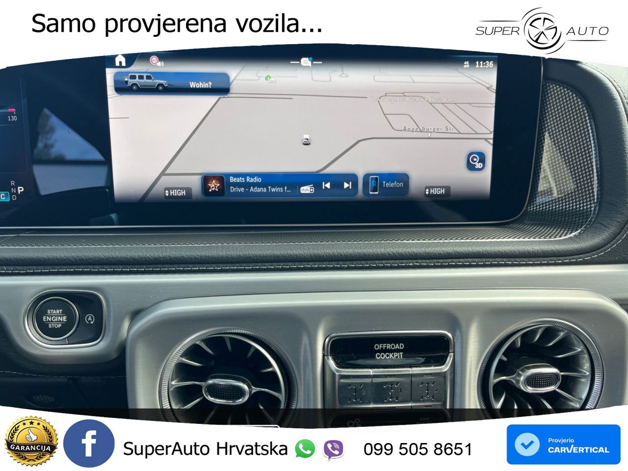 Mercedes G 450d Long (367 KS) 4MATIC 9G-TRONIC Exclusive