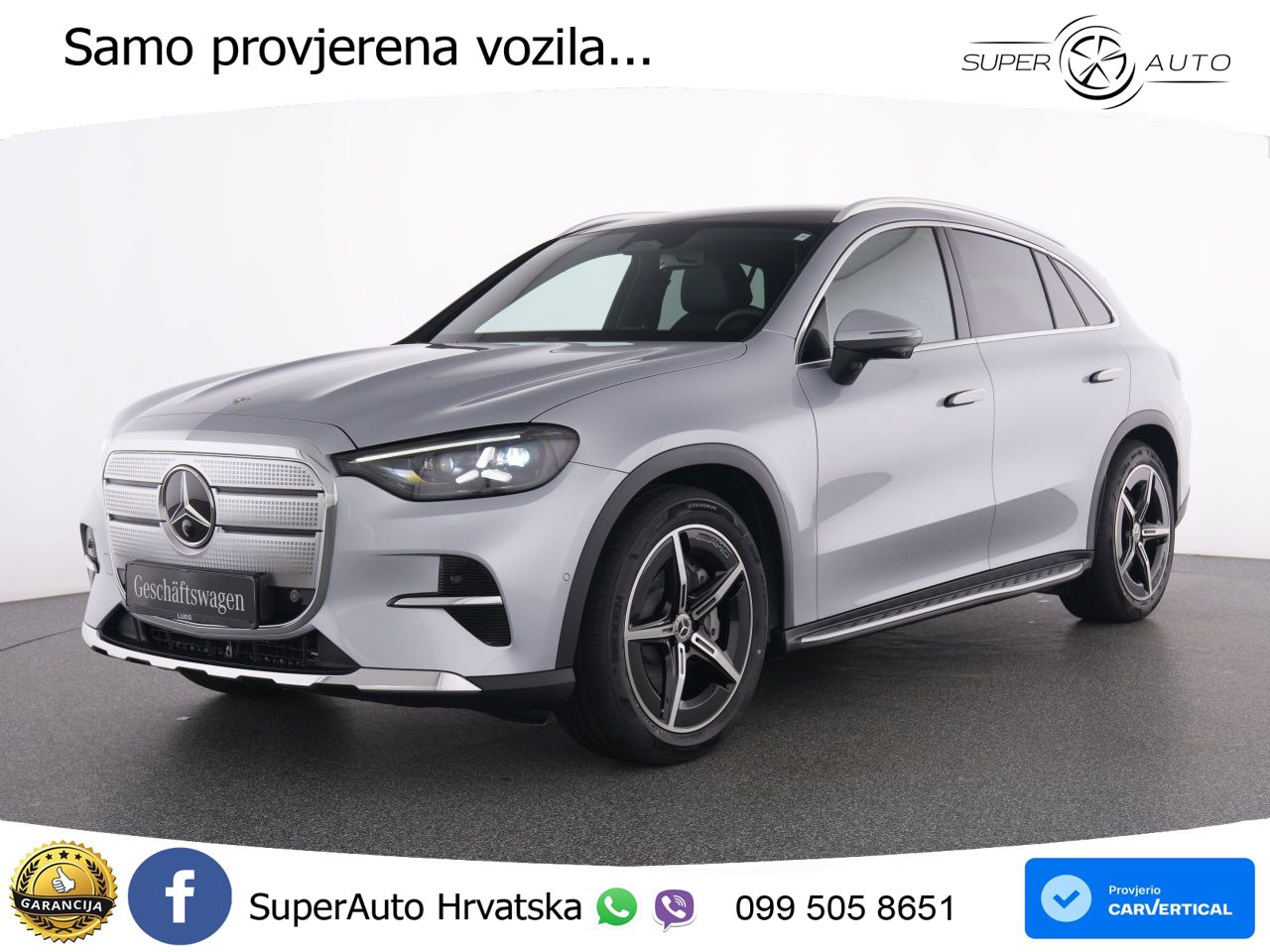 Mercedes GLC 250 85 kWh (354 KS) EQ Technology Avantgarde ZRAČNI+ACC+GR SJED+KAM+PANO