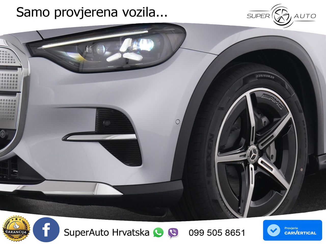 Mercedes GLC 250 85 kWh (354 KS) EQ Technology Avantgarde ZRAČNI+ACC+GR SJED+KAM+PANO