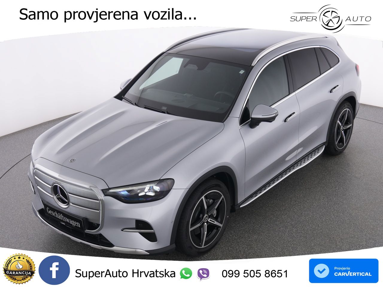 Mercedes GLC 250 85 kWh (354 KS) EQ Technology Avantgarde ZRAČNI+ACC+GR SJED+KAM+PANO