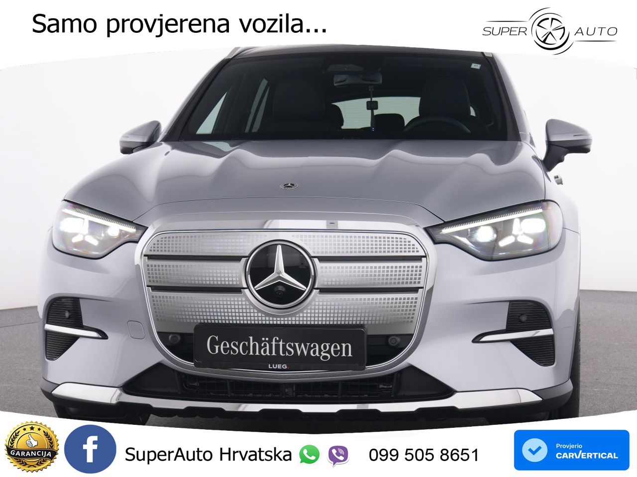 Mercedes GLC 250 85 kWh (354 KS) EQ Technology Avantgarde ZRAČNI+ACC+GR SJED+KAM+PANO