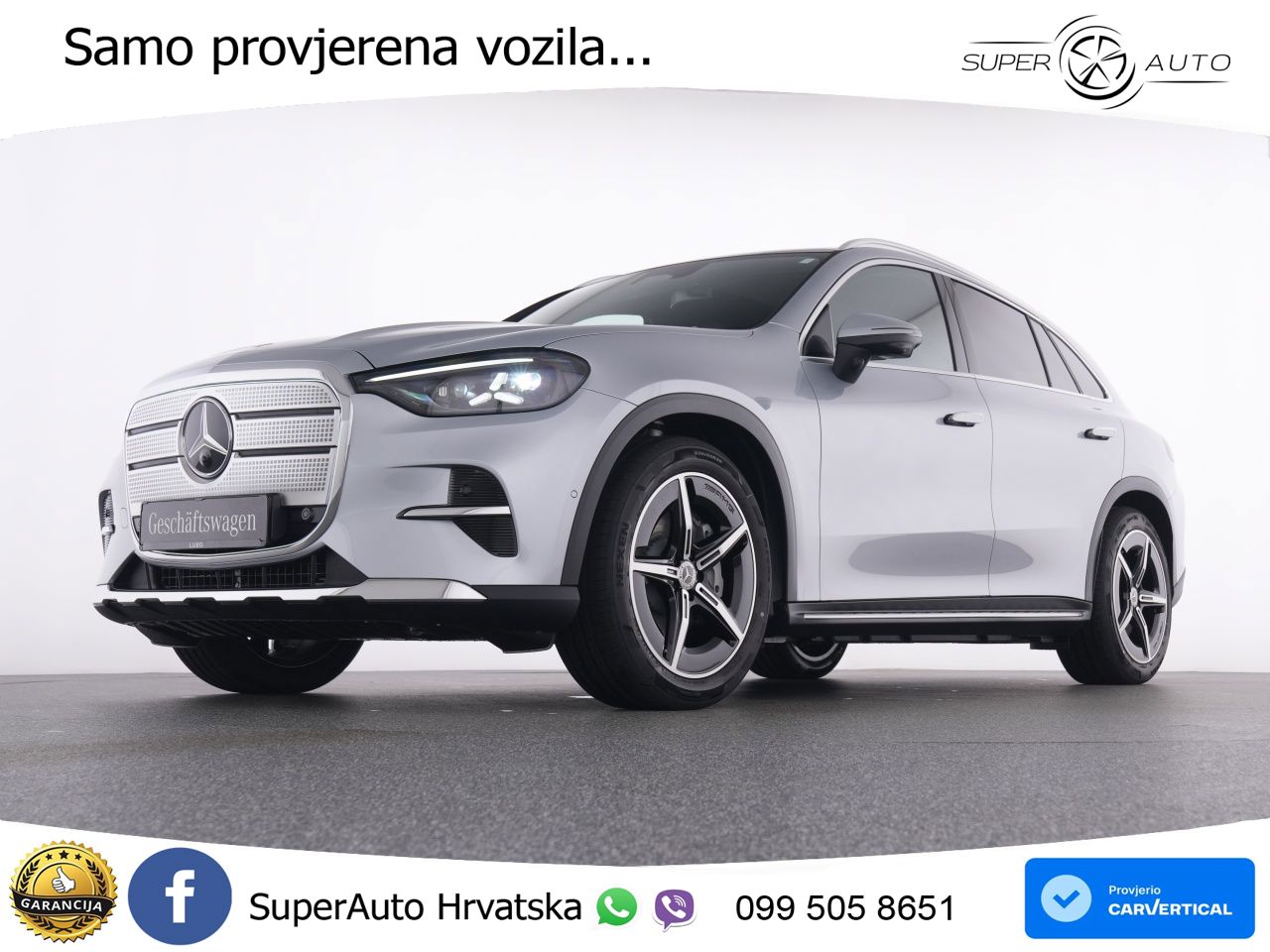 Mercedes GLC 250 85 kWh (354 KS) EQ Technology Avantgarde ZRAČNI+ACC+GR SJED+KAM+PANO