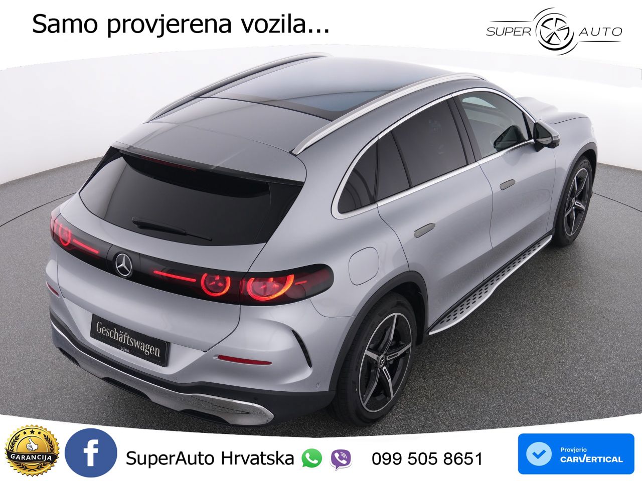 Mercedes GLC 250 85 kWh (354 KS) EQ Technology Avantgarde ZRAČNI+ACC+GR SJED+KAM+PANO