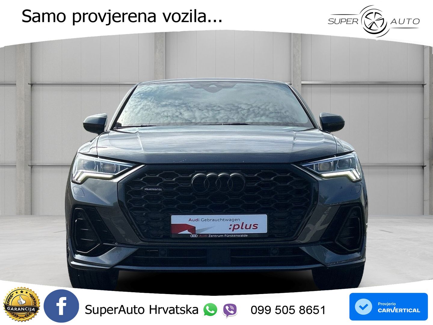 Audi Q3 II Sportback 40 TFSI (190 KS) quattro S tronic S line MATRIX+GR SJED+KAM