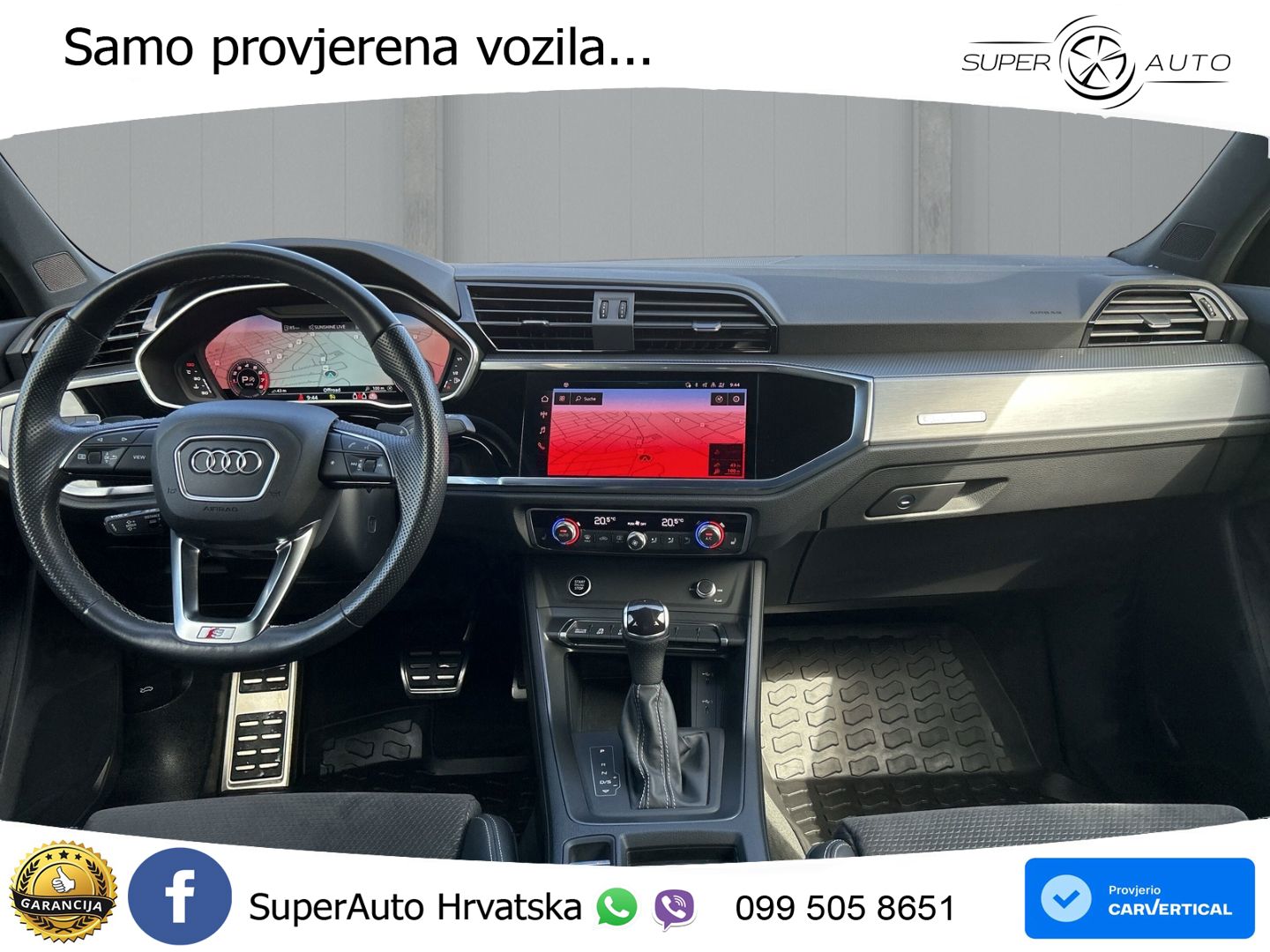 Audi Q3 II Sportback 40 TFSI (190 KS) quattro S tronic S line MATRIX+GR SJED+KAM
