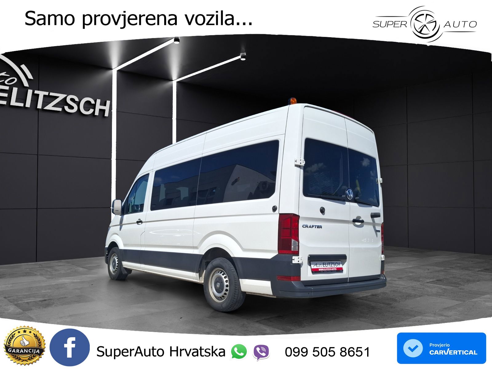 Volkswagen Crafter Kombi 35 MR-HD DSG 4Mo.8-Si Rollstuhlram 177 KS