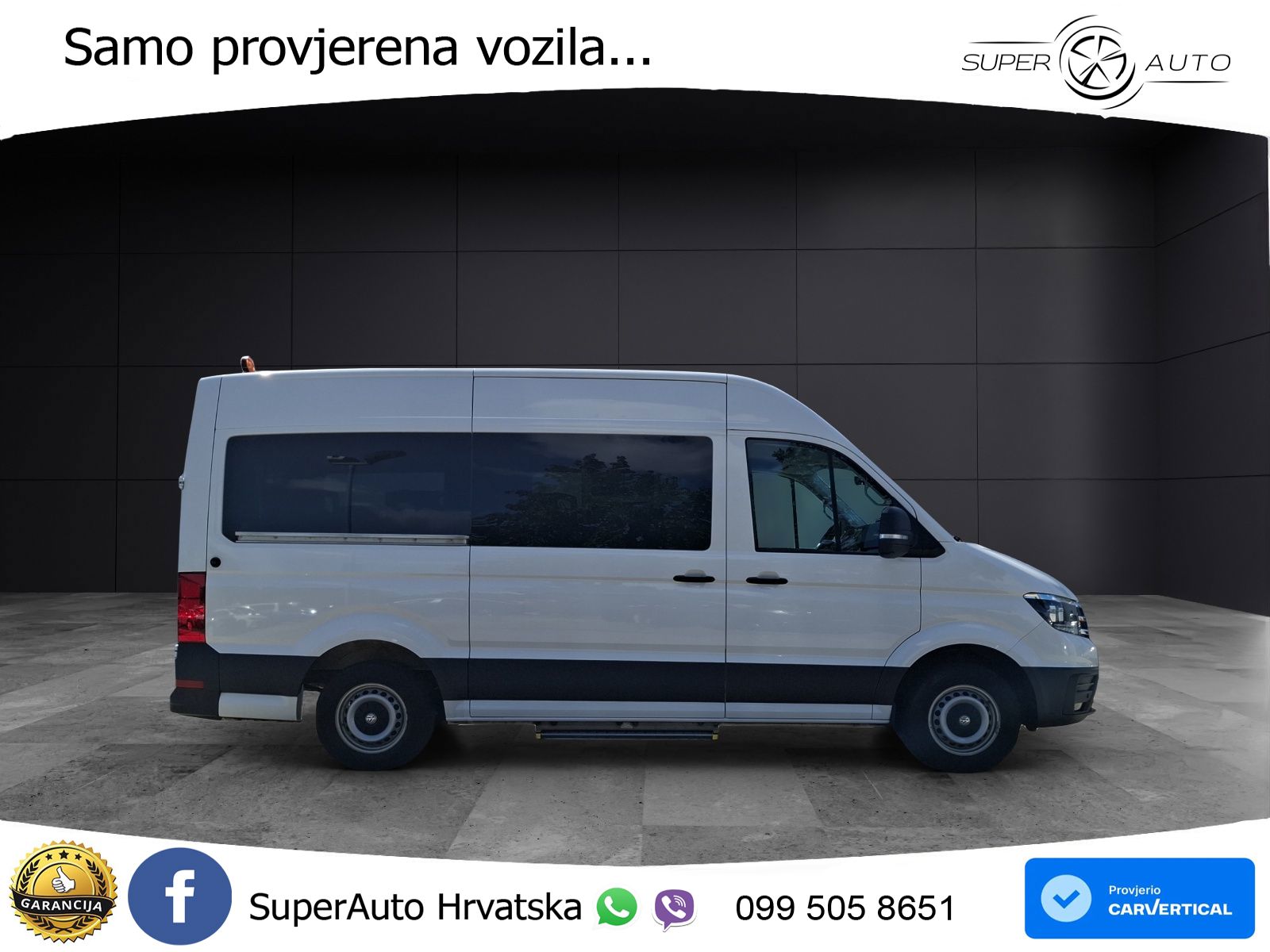 Volkswagen Crafter Kombi 35 MR-HD DSG 4Mo.8-Si Rollstuhlram 177 KS