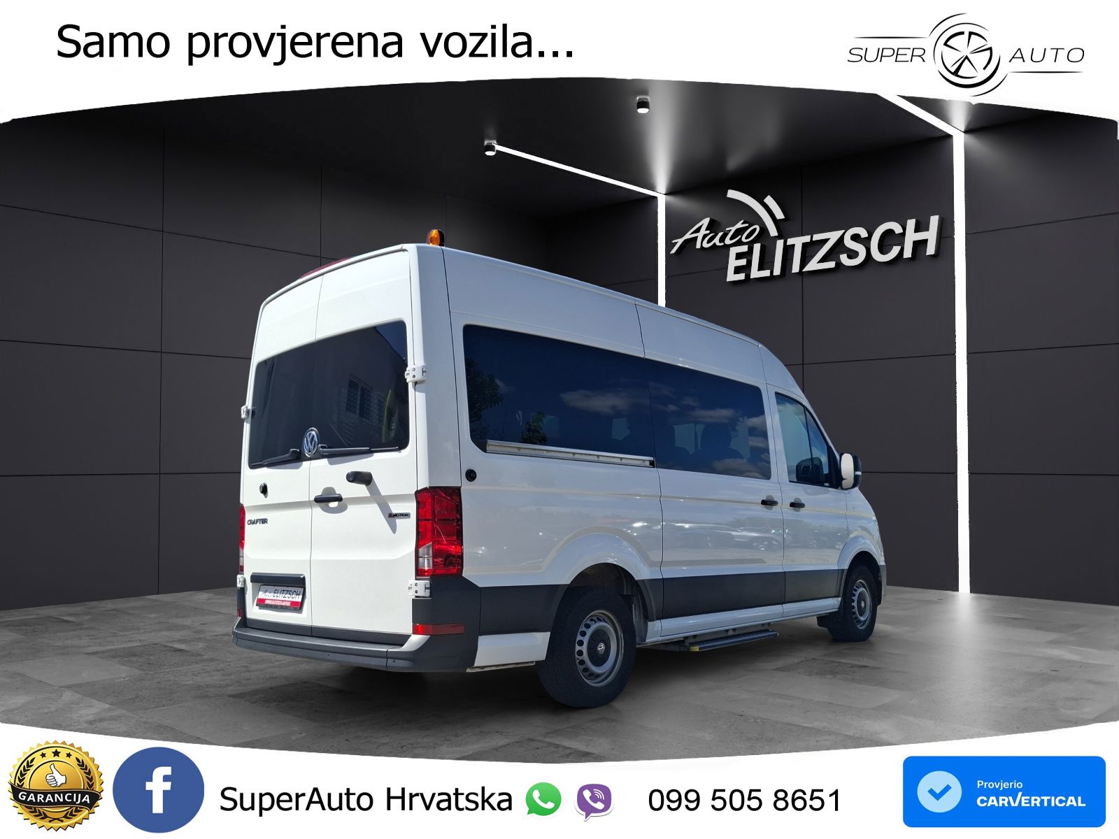 Volkswagen Crafter Kombi 35 MR-HD DSG 4Mo.8-Si Rollstuhlram 177 KS