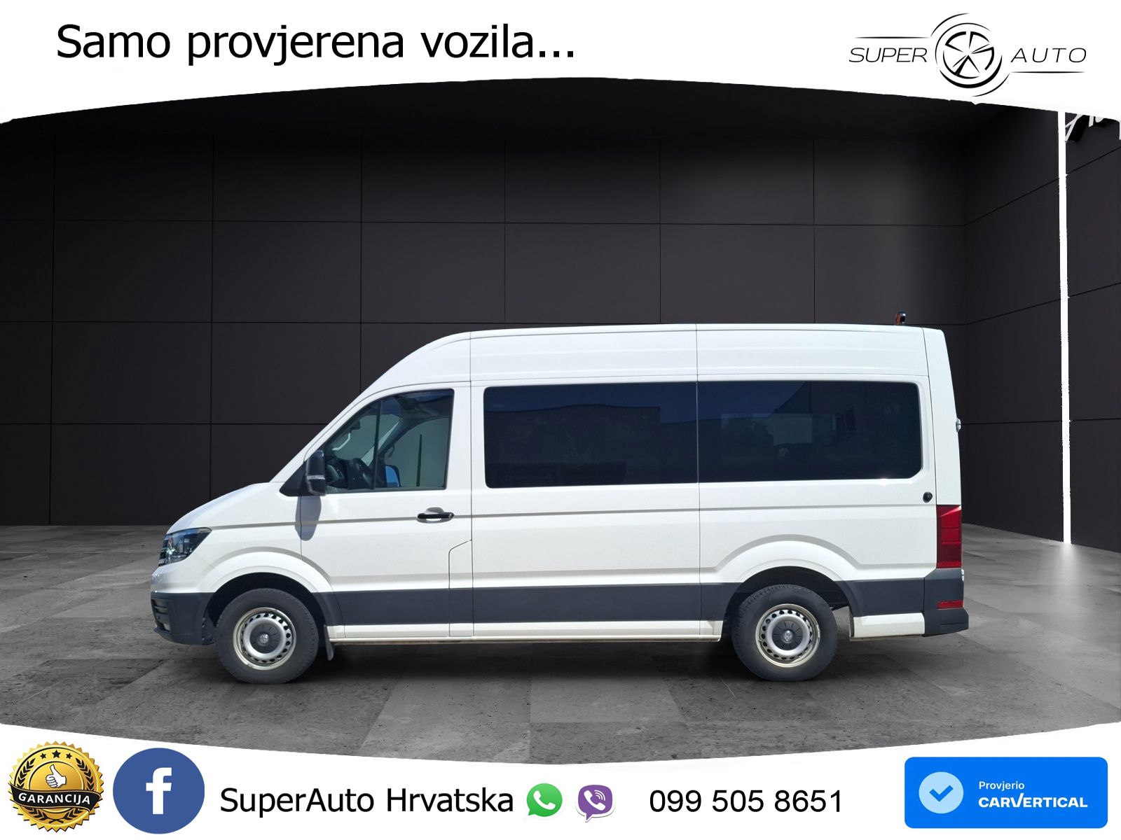 Volkswagen Crafter Kombi 35 MR-HD DSG 4Mo.8-Si Rollstuhlram 177 KS