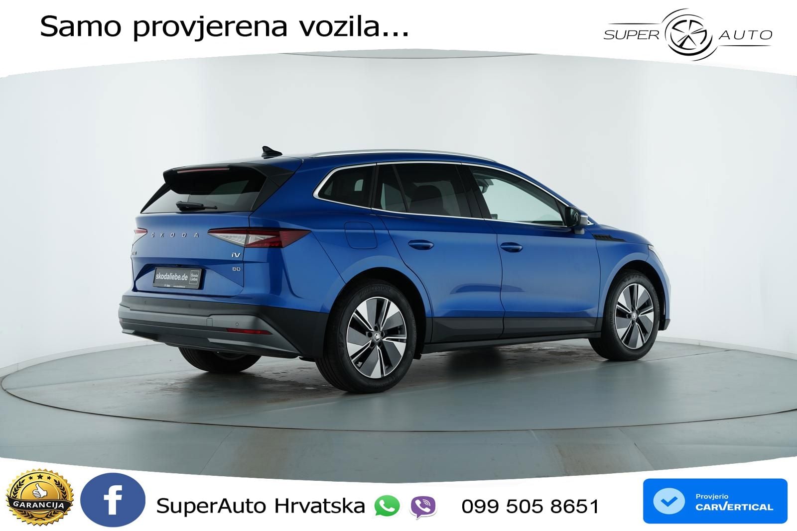 Škoda Enyaq iV 80 82 kWh (204 KS) Loft LED+GR SJED+ACC