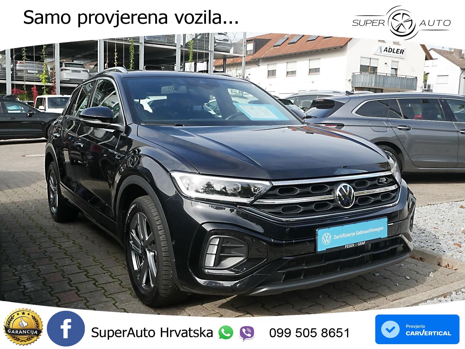 Volkswagen T-Roc 1.5 TSI (150 KS) DSG R-Line LED+GR SJED+ACC