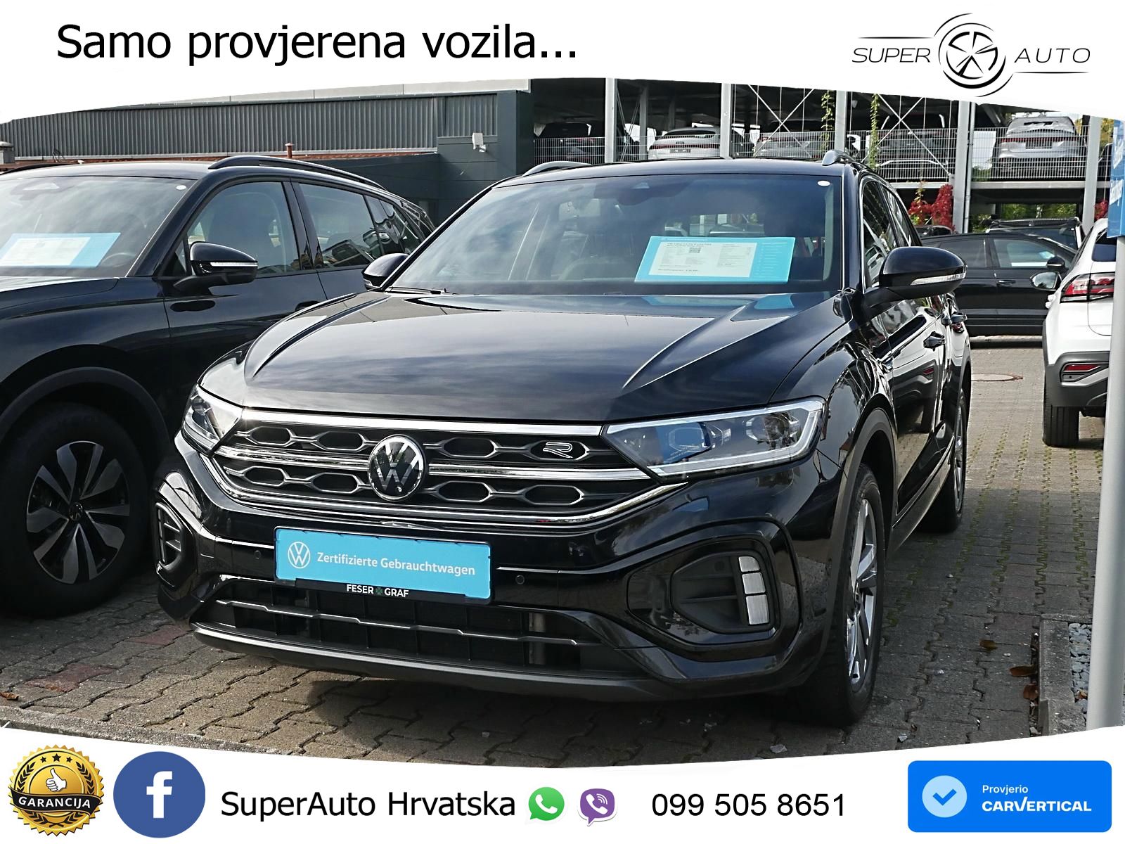 Volkswagen T-Roc 1.5 TSI (150 KS) DSG R-Line LED+GR SJED+ACC
