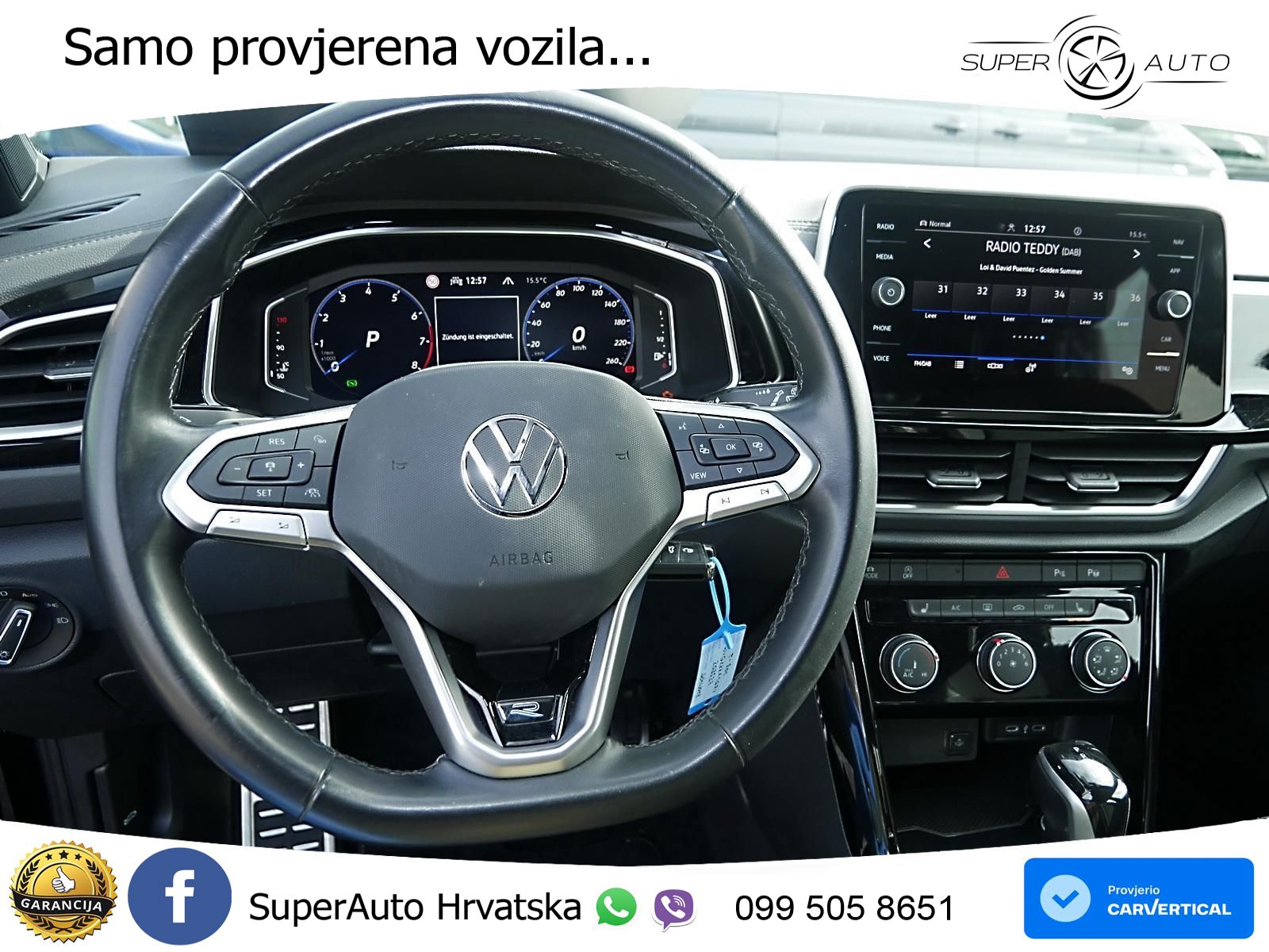 Volkswagen T-Roc 1.5 TSI (150 KS) DSG R-Line LED+GR SJED+ACC