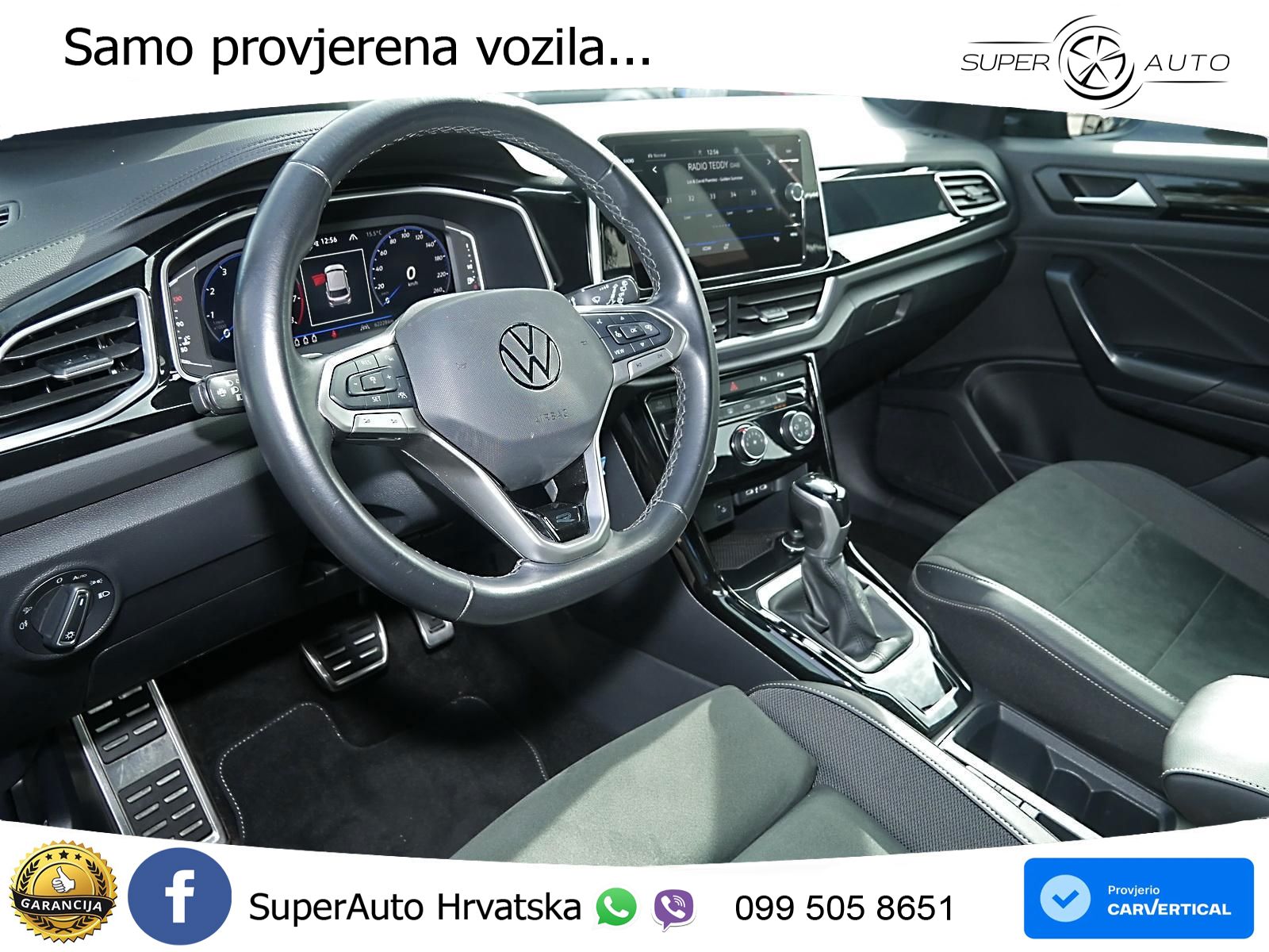 Volkswagen T-Roc 1.5 TSI (150 KS) DSG R-Line LED+GR SJED+ACC
