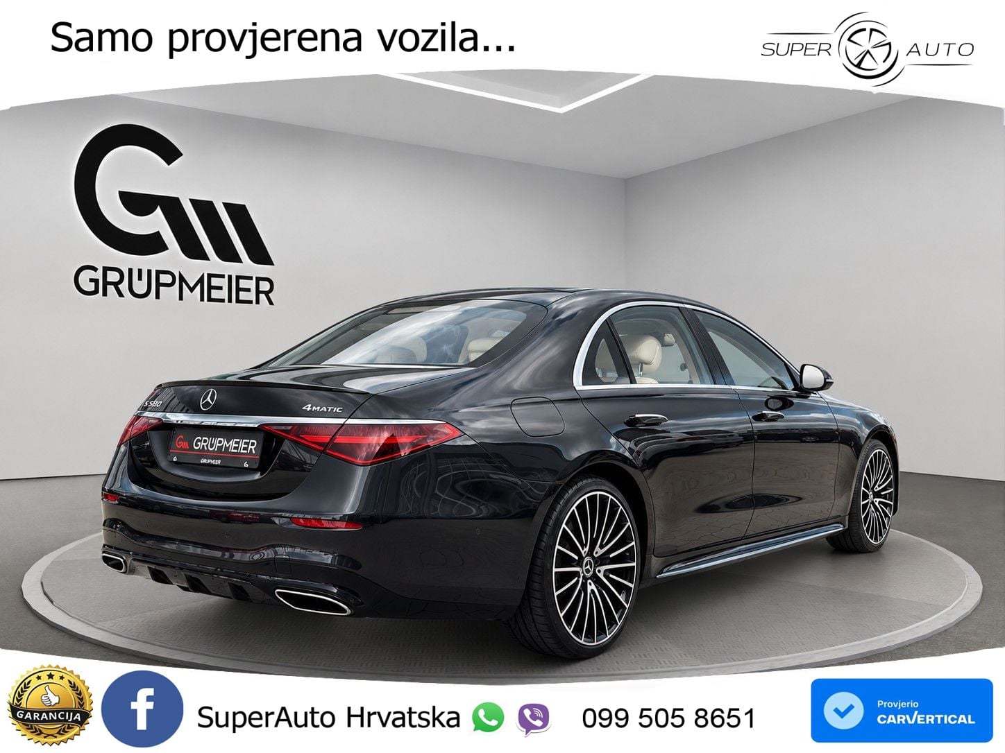 Mercedes S 580 V8 (503 KS) EQ Boost 4MATIC 9G-TRONIC ACC+HEAD+4xGR SJED+360+PANO