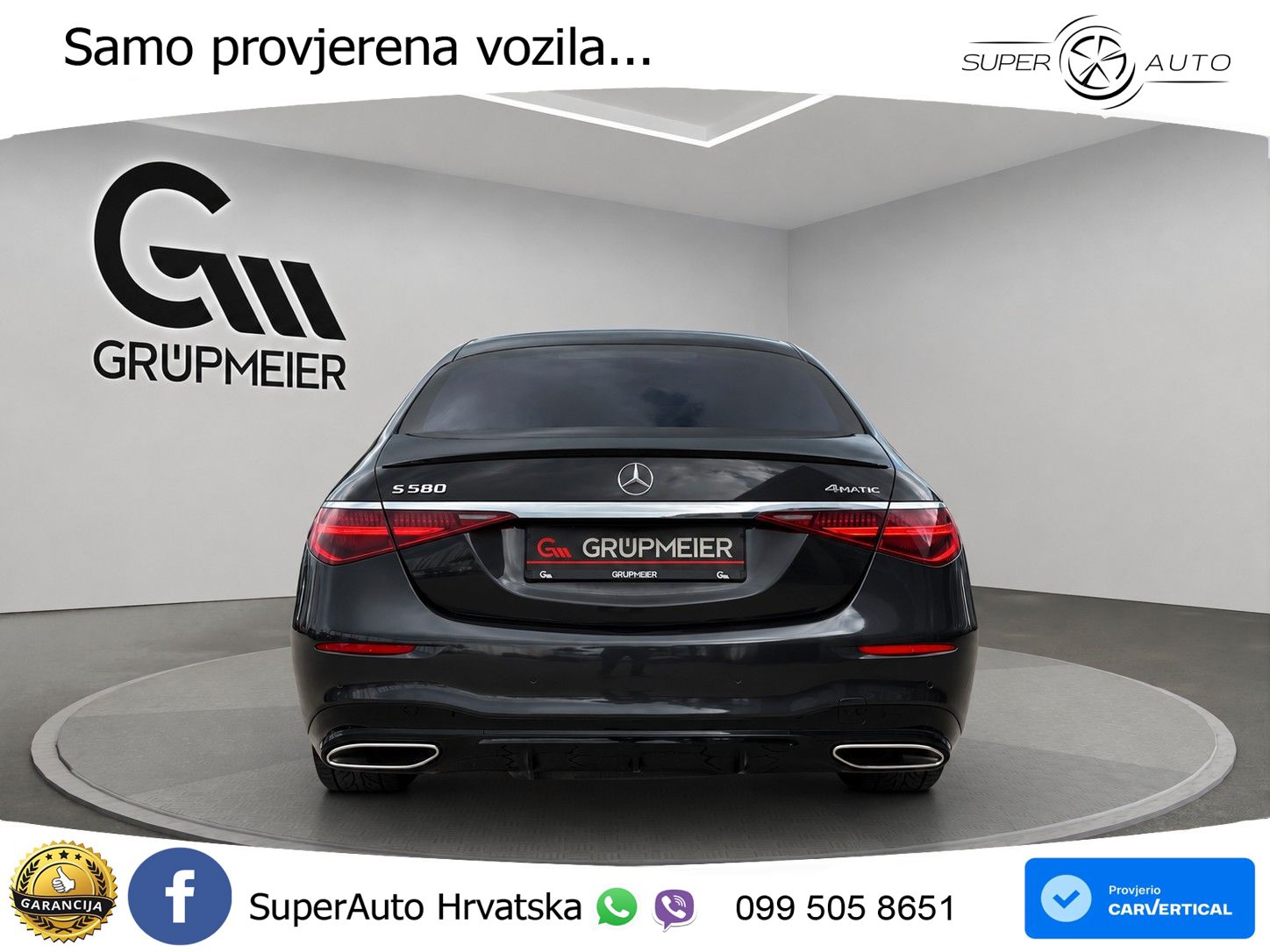 Mercedes S 580 V8 (503 KS) EQ Boost 4MATIC 9G-TRONIC ACC+HEAD+4xGR SJED+360+PANO