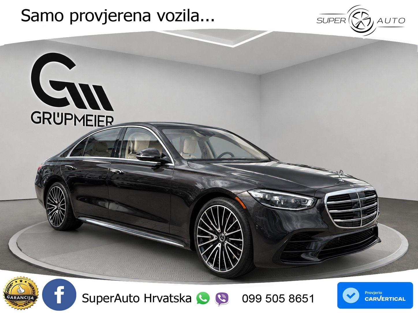 Mercedes S 580 V8 (503 KS) EQ Boost 4MATIC 9G-TRONIC ACC+HEAD+4xGR SJED+360+PANO