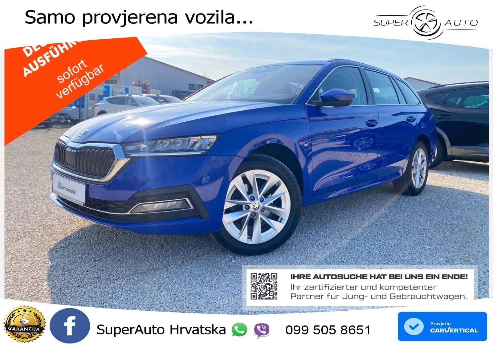 Škoda Octavia Combi 2.0 TDI (150 KS) DSG LED+GR SJED+ACC