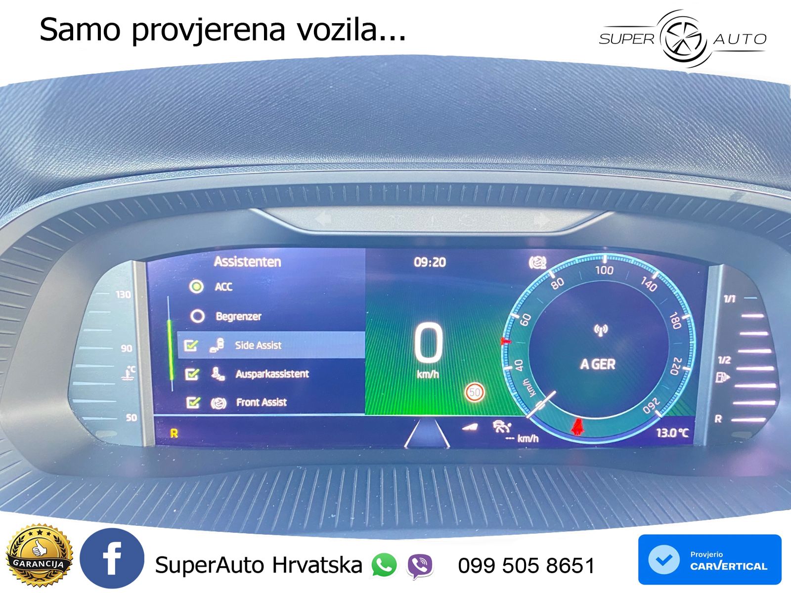 Škoda Octavia Combi 2.0 TDI (150 KS) DSG LED+GR SJED+ACC