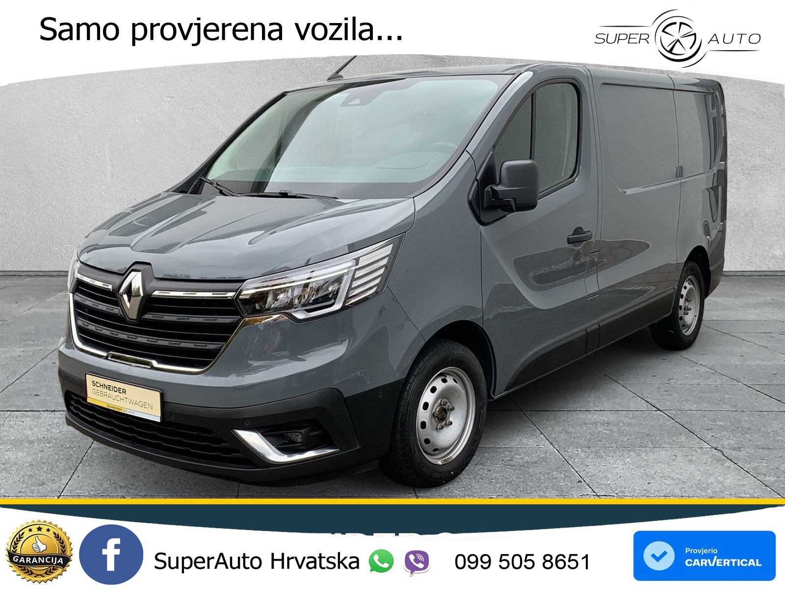 Renault Trafic KASTEN KOMFORT L1H1 2,8t NAVIGATION+KLIMA 131 KS