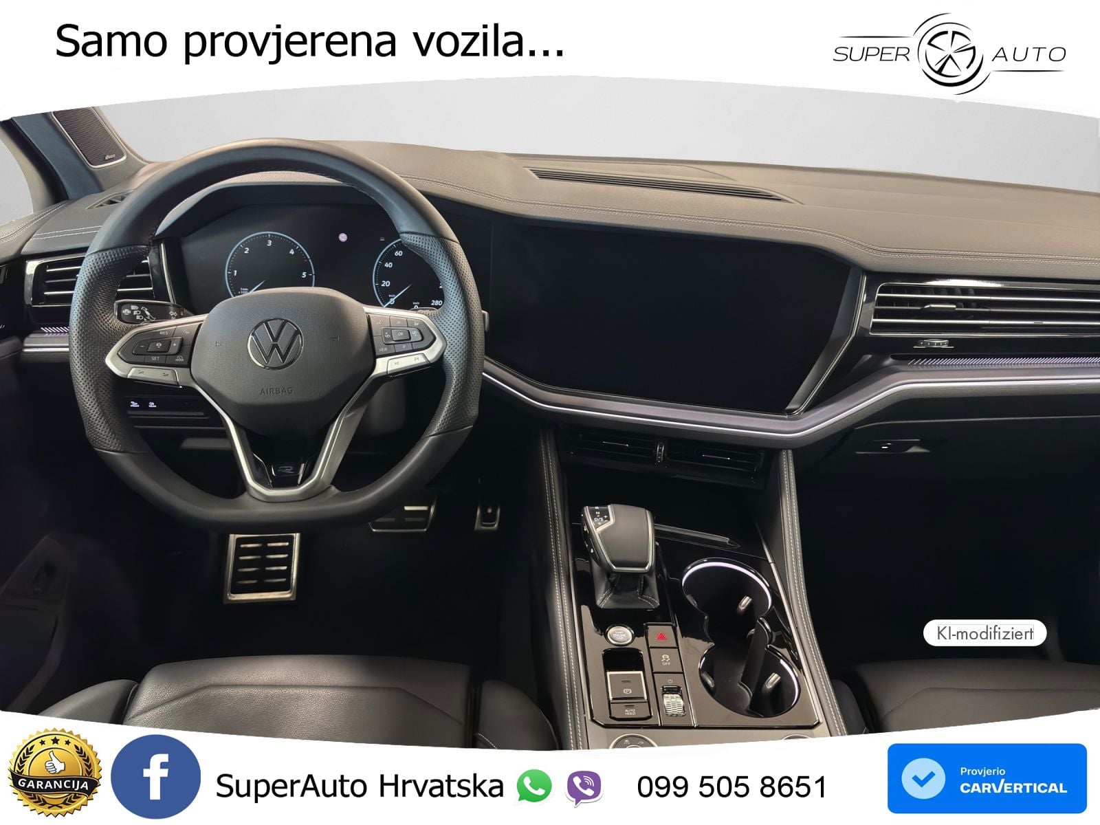 Volkswagen Touareg 3.0 V6 TDI (286 KS) 4MOTION Tiptronic ZRAČNI+ACC+GR SJED+KAM+PANO
