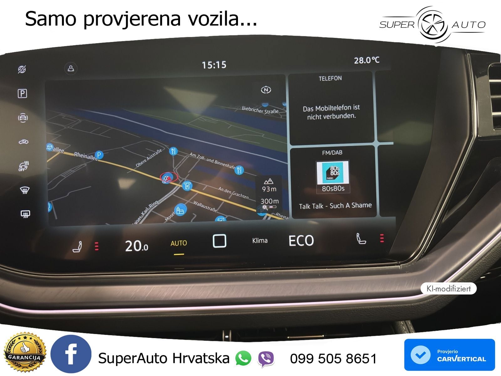 Volkswagen Touareg 3.0 V6 TDI (286 KS) 4MOTION Tiptronic ZRAČNI+ACC+GR SJED+KAM+PANO