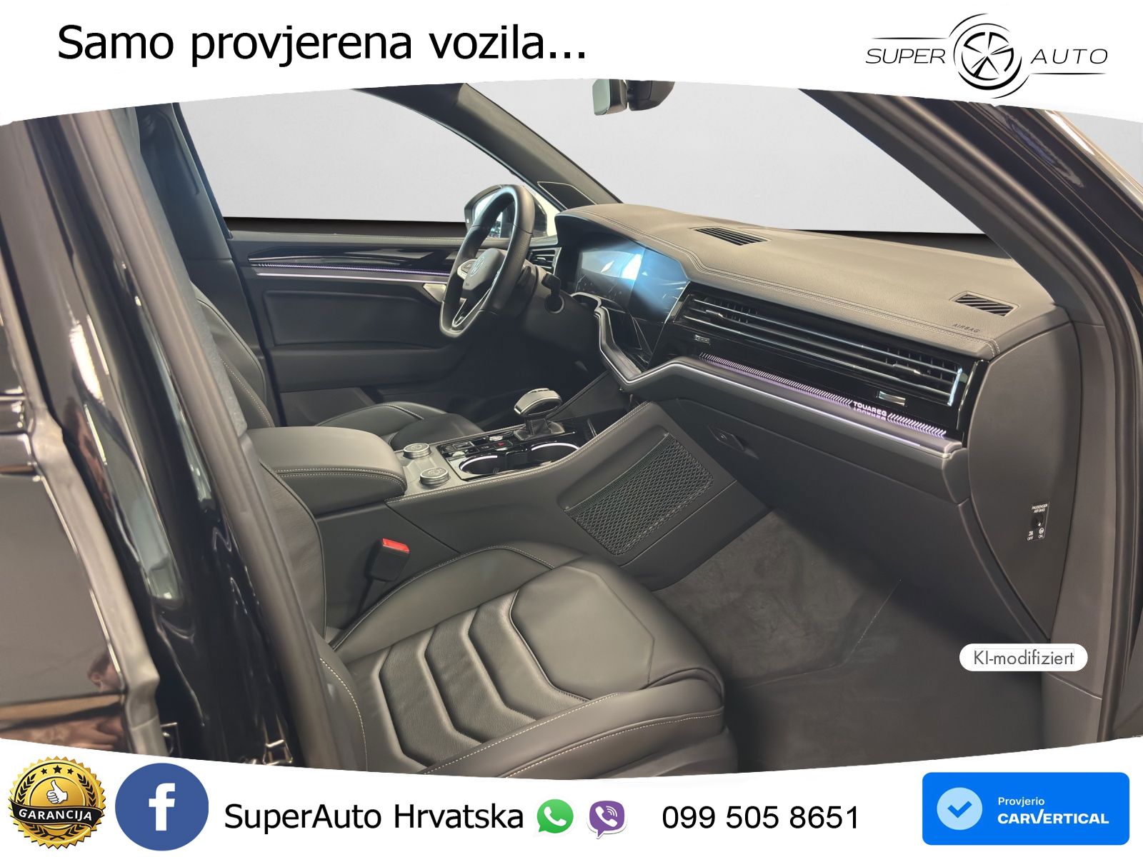 Volkswagen Touareg 3.0 V6 TDI (286 KS) 4MOTION Tiptronic ZRAČNI+ACC+GR SJED+KAM+PANO