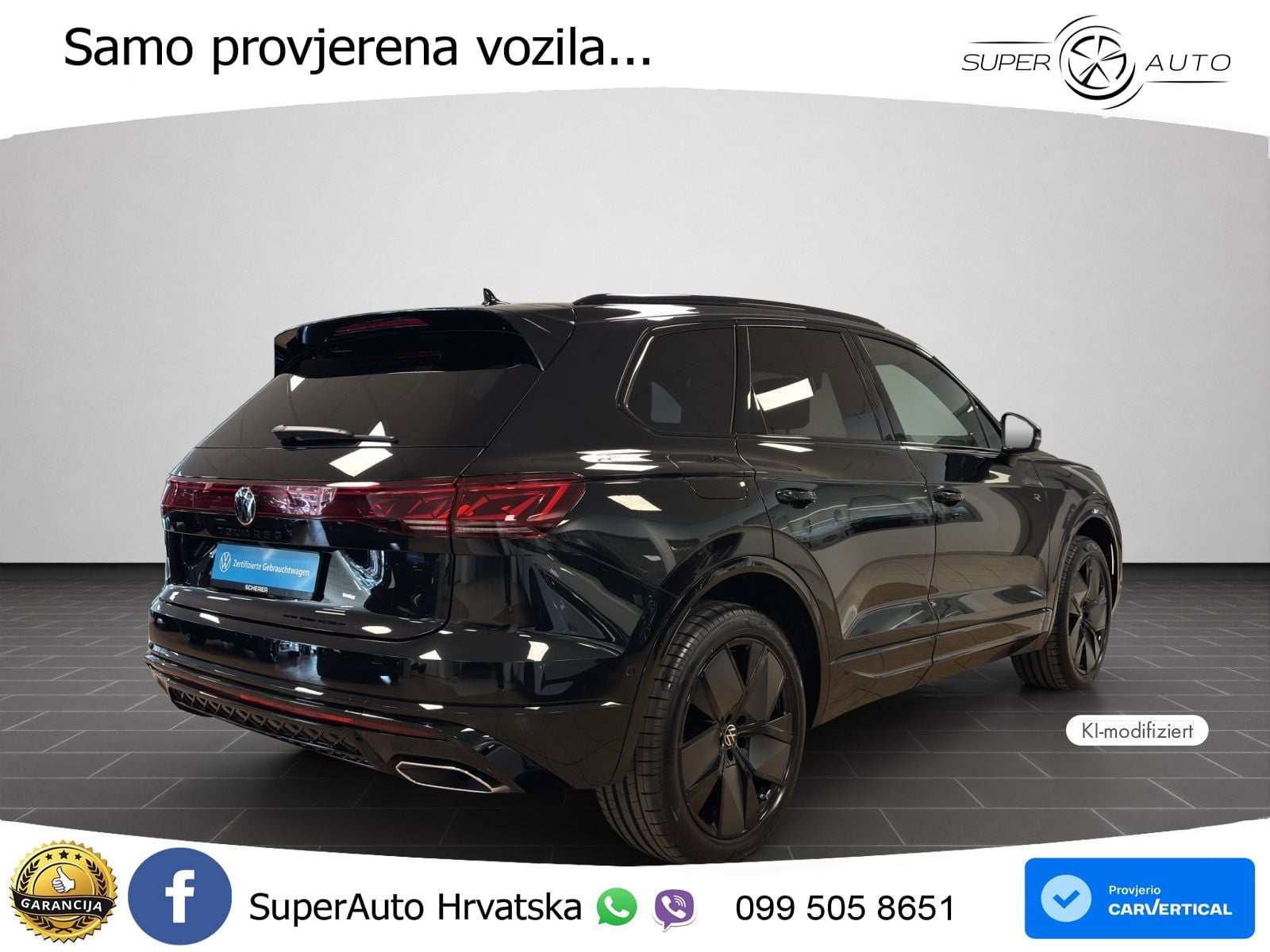 Volkswagen Touareg 3.0 V6 TDI (286 KS) 4MOTION Tiptronic ZRAČNI+ACC+GR SJED+KAM+PANO