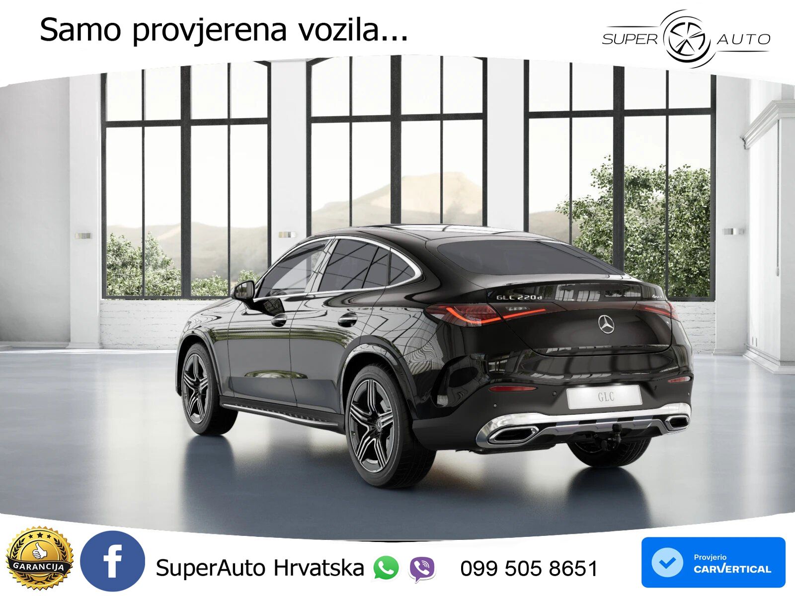 Mercedes GLC Coupe 220d (197 KS) 4MATIC 9G-TRONIC AMG ACC+GR SJED+360+PANO