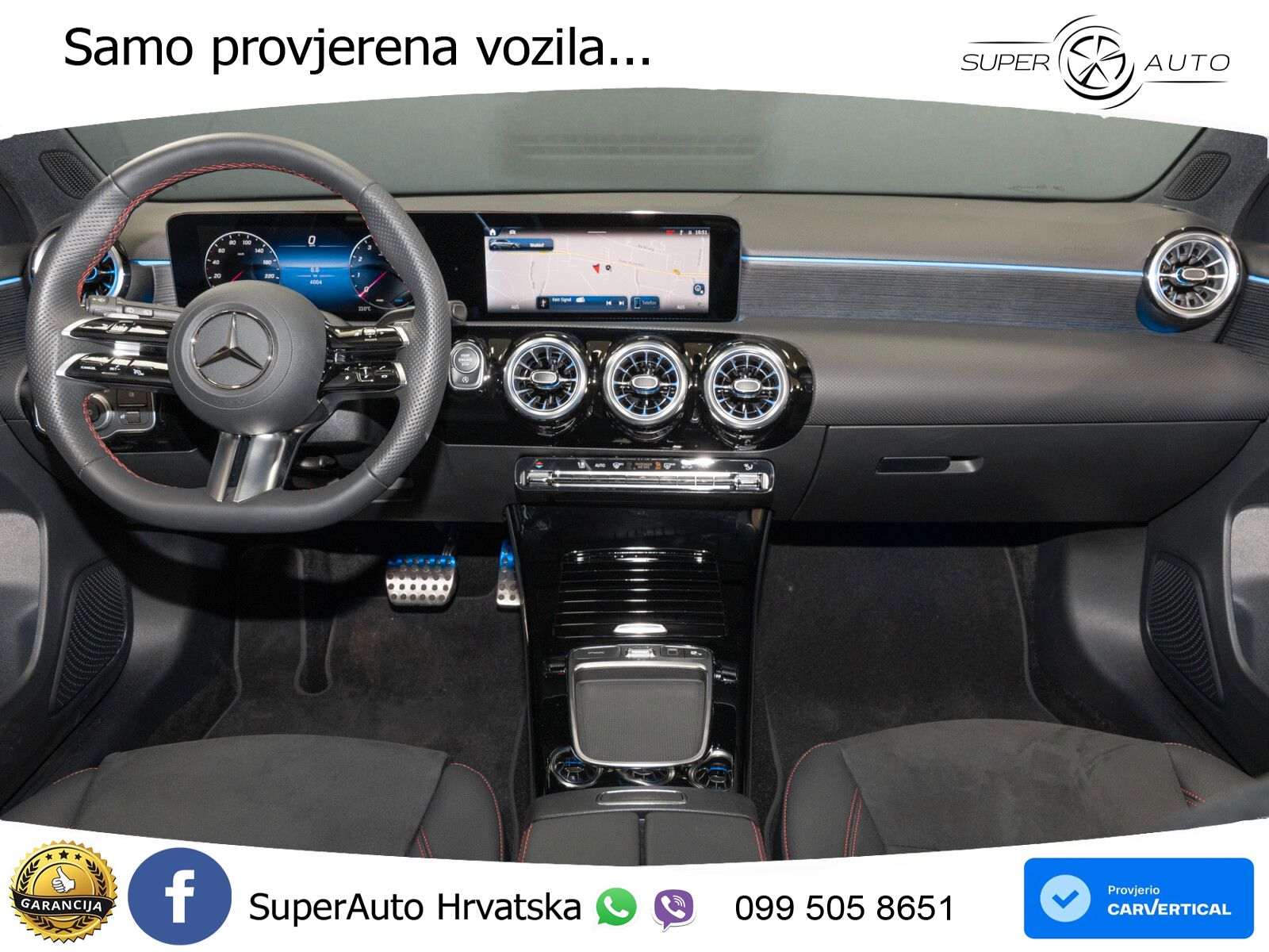 Mercedes-Benz A 200 7G-DCT AMG LED+GR SJED+ACC