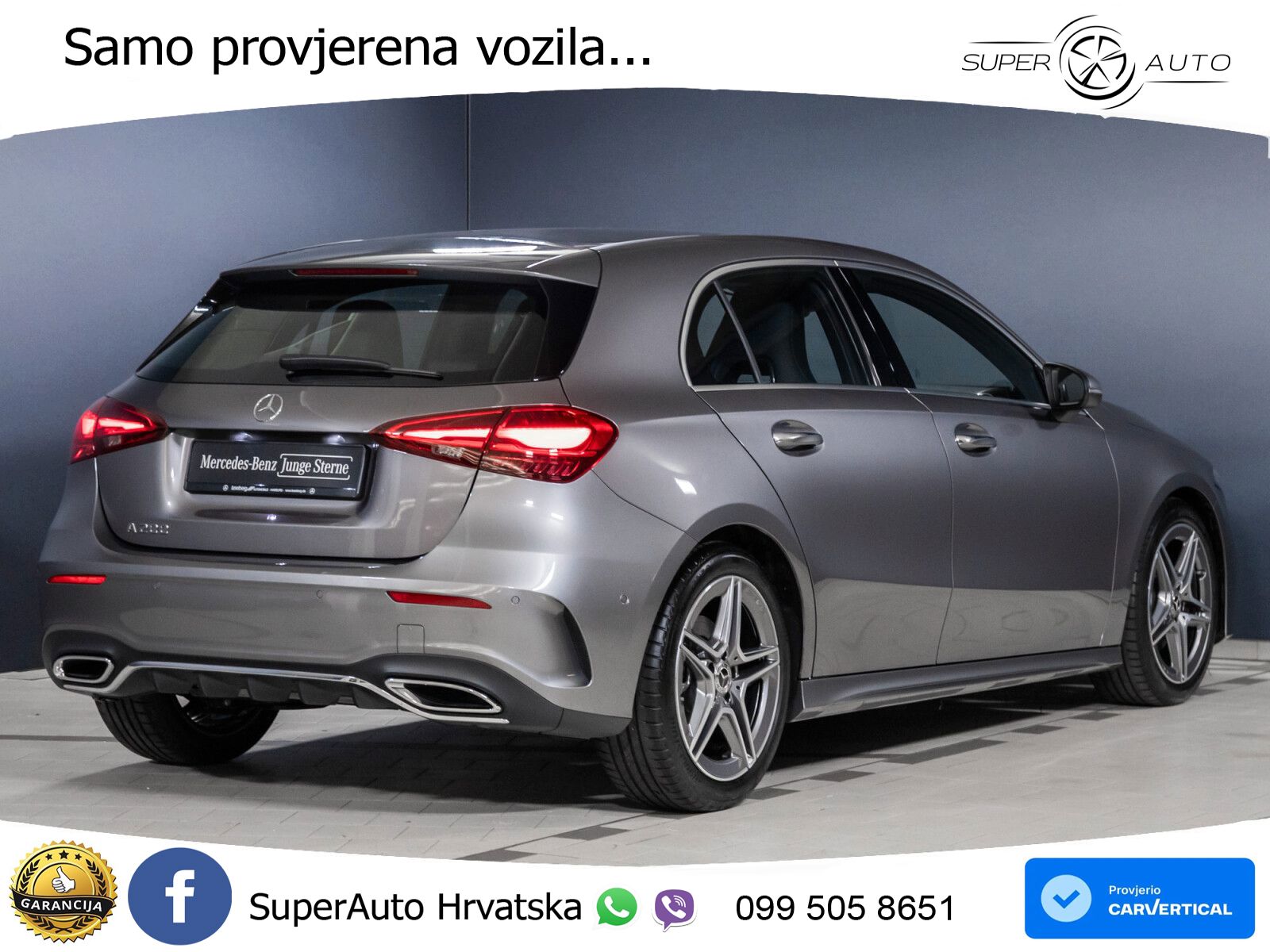 Mercedes-Benz A 200 7G-DCT AMG LED+GR SJED+ACC