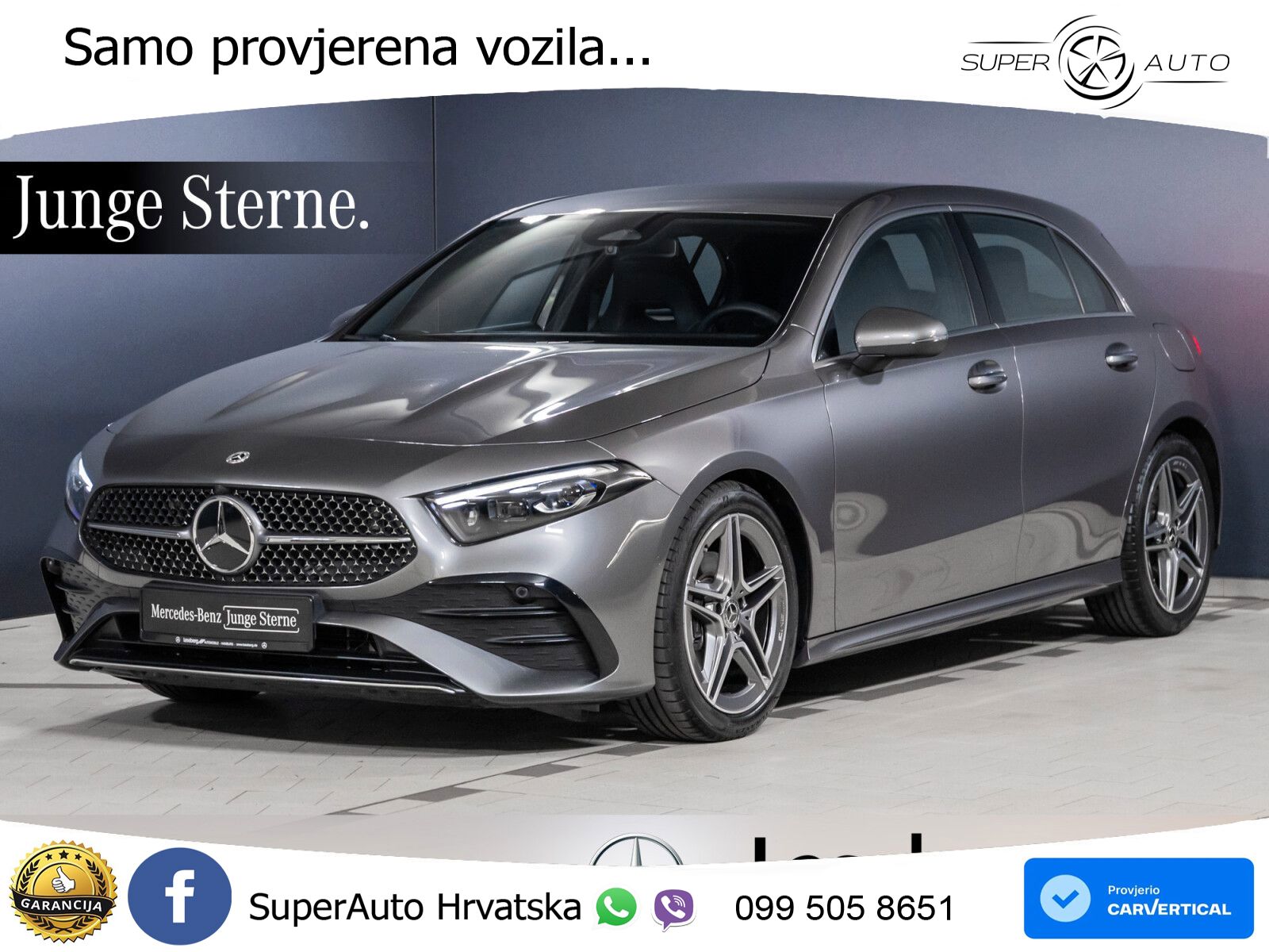 Mercedes-Benz A 200 7G-DCT AMG LED+GR SJED+ACC