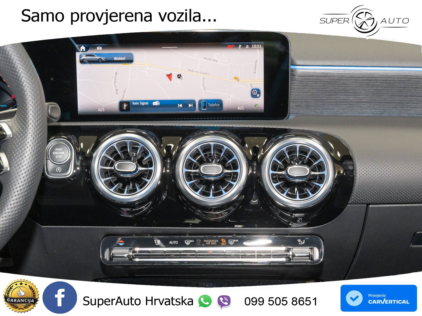 Mercedes-Benz A 200 7G-DCT AMG LED+GR SJED+ACC