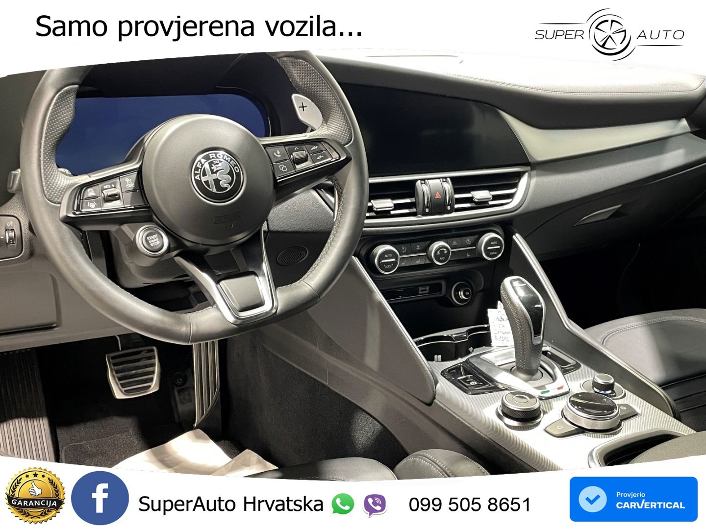 Alfa Romeo Giulia 2.0 Turbo (280 KS) Q4 Automatic LED+GR SJED+ACC