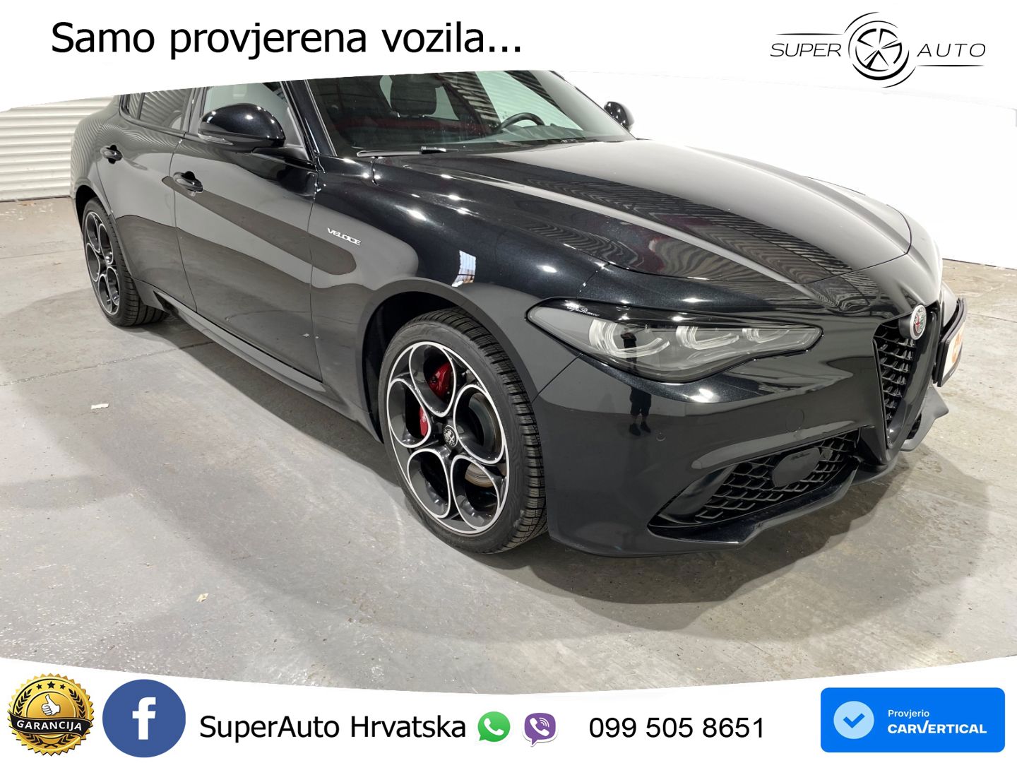 Alfa Romeo Giulia 2.0 Turbo (280 KS) Q4 Automatic LED+GR SJED+ACC