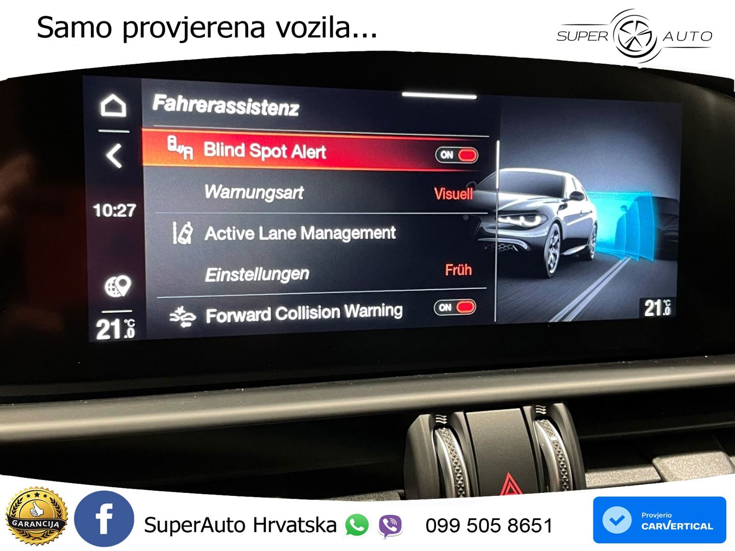 Alfa Romeo Giulia 2.0 Turbo (280 KS) Q4 Automatic LED+GR SJED+ACC
