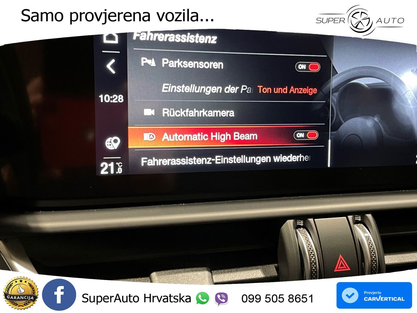 Alfa Romeo Giulia 2.0 Turbo (280 KS) Q4 Automatic LED+GR SJED+ACC