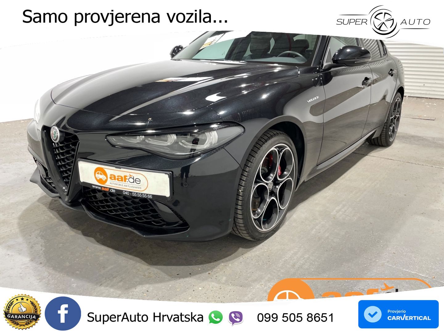 Alfa Romeo Giulia 2.0 Turbo (280 KS) Q4 Automatic LED+GR SJED+ACC