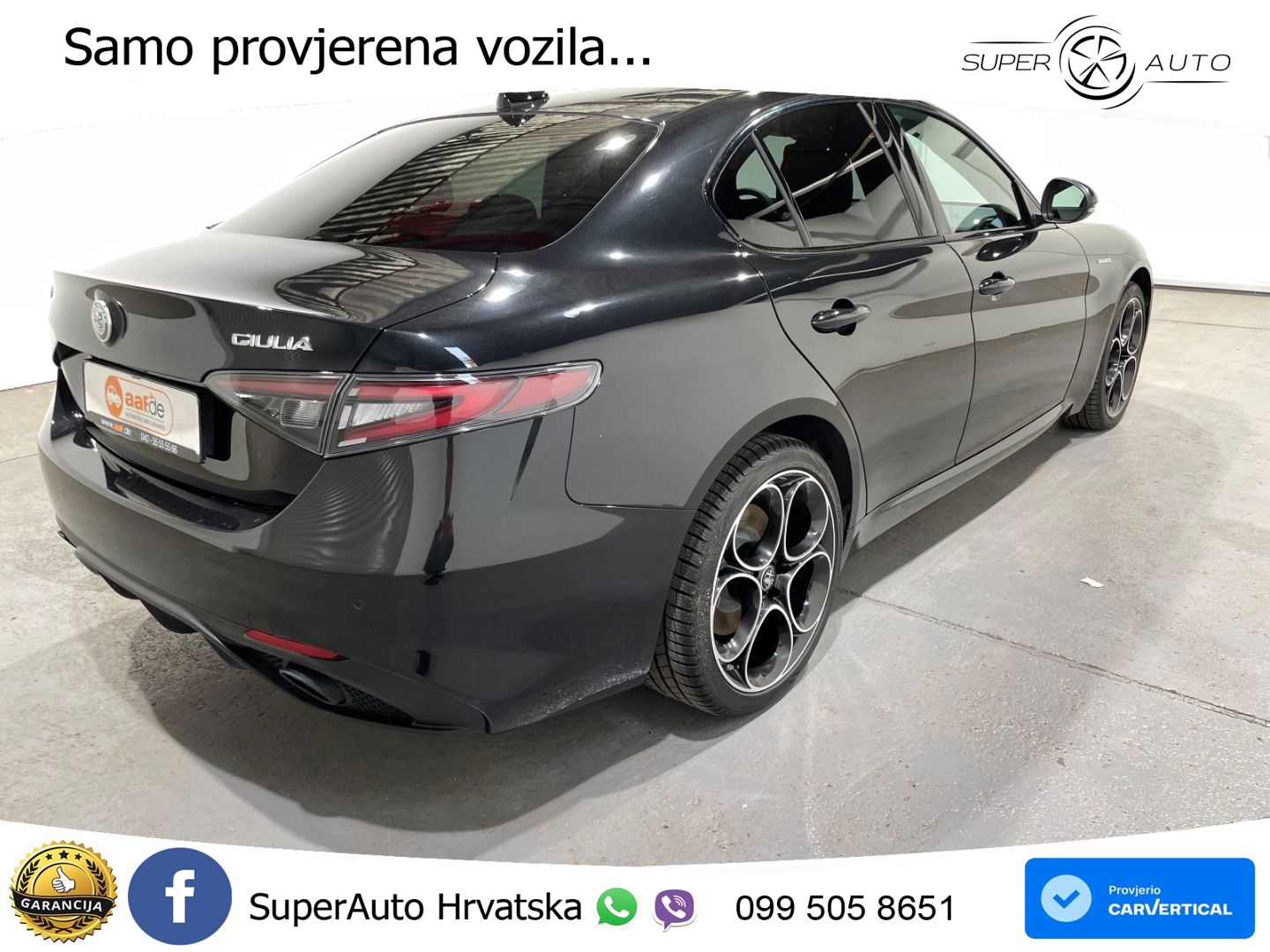 Alfa Romeo Giulia 2.0 Turbo (280 KS) Q4 Automatic LED+GR SJED+ACC