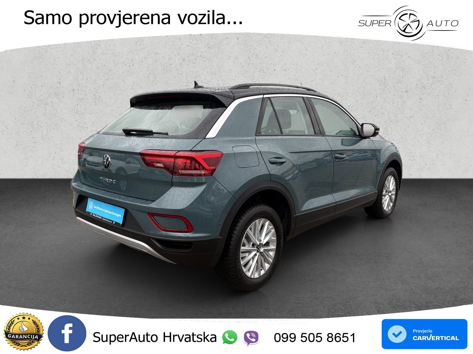 Volkswagen T-Roc 1.5 TSI (150 KS) LED+GR SJED+ACC