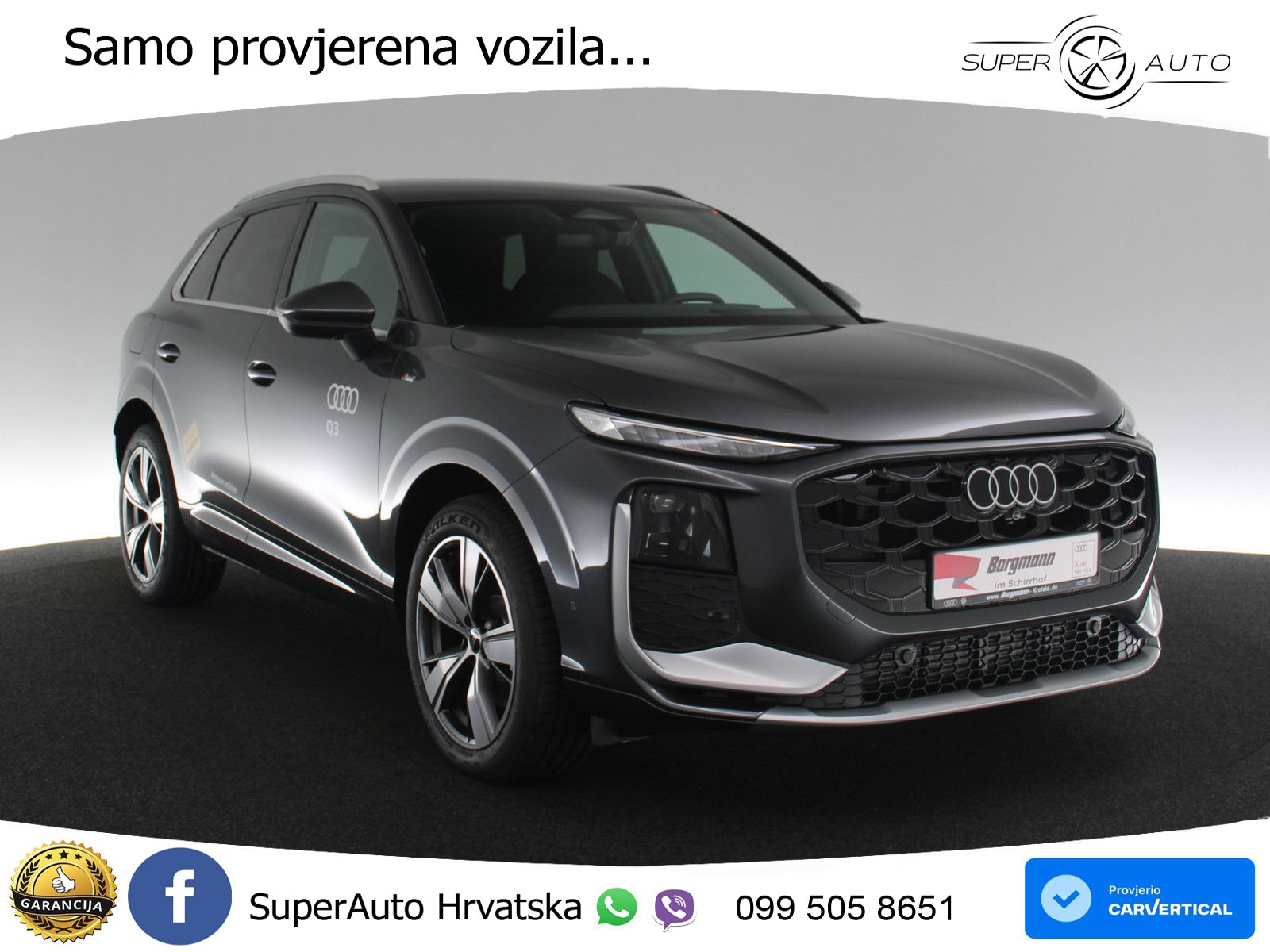 Audi Q3 2.0 TDI (150 KS) S tronic S line LED+GR SJED+ACC