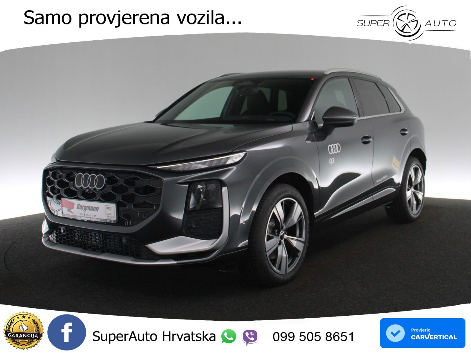 Audi Q3 2.0 TDI (150 KS) S tronic S line LED+GR SJED+ACC