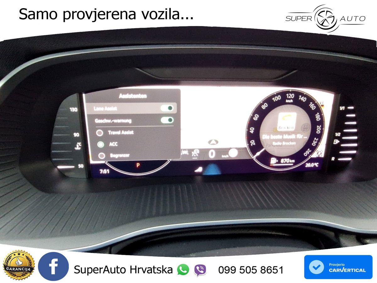 Škoda Octavia Combi 2.0 TDI (150 KS) DSG LED+GR SJED+ACC